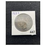 1923 S Peace Silver Dollar Coin