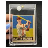 1949 Martin Marion Baseball Card