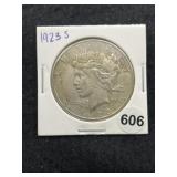 1923 S Peace Silver Dollar Coin