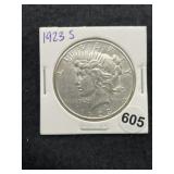 1923 S Peace Silver Dollar Coin