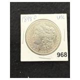 1898 O UNC Morgan Silver Dollar Coin