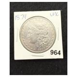 1879 UNC Morgan Silver Dollar Coin