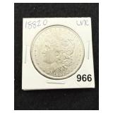 1882 O UNC Morgan Silver Dollar Coin