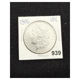 1896 UNC Morgan Silver Dollar Coin