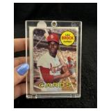 1969 Topps Lou Brock Baseball Card