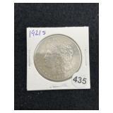 1921 S Morgan Silver Dollar Coin