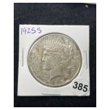 1925 S Peace Silver Dollar Coin