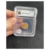 1913 ICG - Genuine 2 &1/2 Dollar Gold Coin