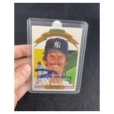 Ron Guidry Hand Signed Authentic Autograph