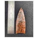 Obsidian Paleo Point  Indian Artifact Arrowhead