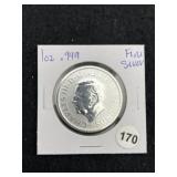 1 Ounce .999 Fine Silver Coin