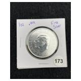 1 Ounce .999 Fine Silver Coin