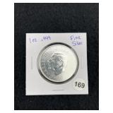 1 Ounce .999 Fine Silver Coin