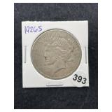 1926 S Peace Silver Dollar Coin