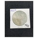 1922 S Peace Silver Dollar Coin