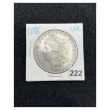 1888 UNC Morgan Silver Dollar Coin