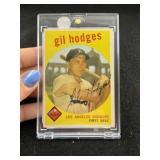 1959 Topps Gil Hodges Baseball Card