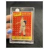 1958 Topps Mickey Mantle Baseball Card