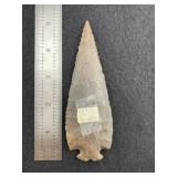 Dovetail  Indian Artifact Arrowhead