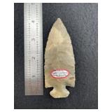 Dovetail  Indian Artifact Arrowhead