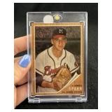 1962 Topps Warren Spahn Baseball Card