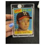 1958 Topps Eddie Mathews Baseball Card