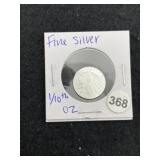 1/10th Fine Silver Coin