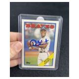 Ron Gant Hand Signed Authentic Autograph