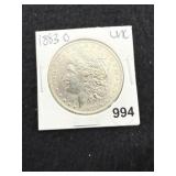 1883 O UNC Morgan Silver Dollar Coin