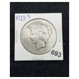 1923 S Peace Silver Dollar Coin