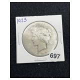 1923 Peace Silver Dollar Coin