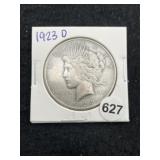 1923 D Peace Silver Dollar Coin
