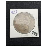1923 Peace Silver Dollar Coin