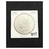 1896 UNC Morgan Silver Dollar Coin