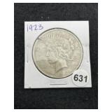 1923 Peace Silver Dollar Coin