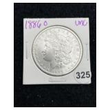 1886 O UNC Morgan Silver Dollar Coin