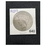 1923 S Peace Silver Dollar Coin