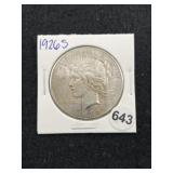 1926 S Peace Silver Dollar Coin