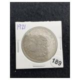 1921 Morgan Silver Dollar Coin