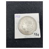 1921 Morgan Silver Dollar Coin