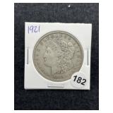 1921 Morgan Silver Dollar Coin