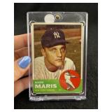 1963 Topps Roger Maris Baseball Card