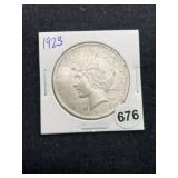 1923 Peace Silver Dollar Coin