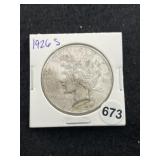 1926 S Peace Silver Dollar Coin