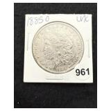 1885 O UNC Morgan Silver Dollar Coin
