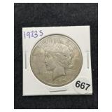1923 S Peace Silver Dollar Coin