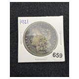 1921 Morgan Silver Dollar Coin