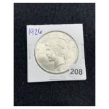 1926 Peace Silver Dollar Coin
