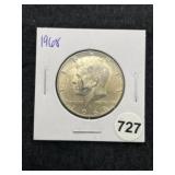 1968 Kennedy Half Dollar Silver Coin