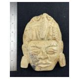 Stone Mask Indian Artifact Arrowhead